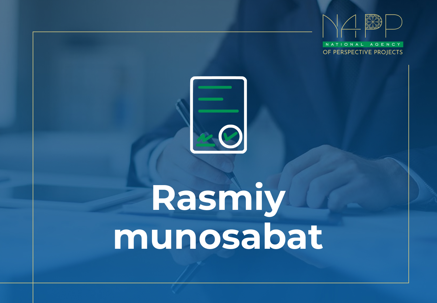 RASMIY MUNOSABAT