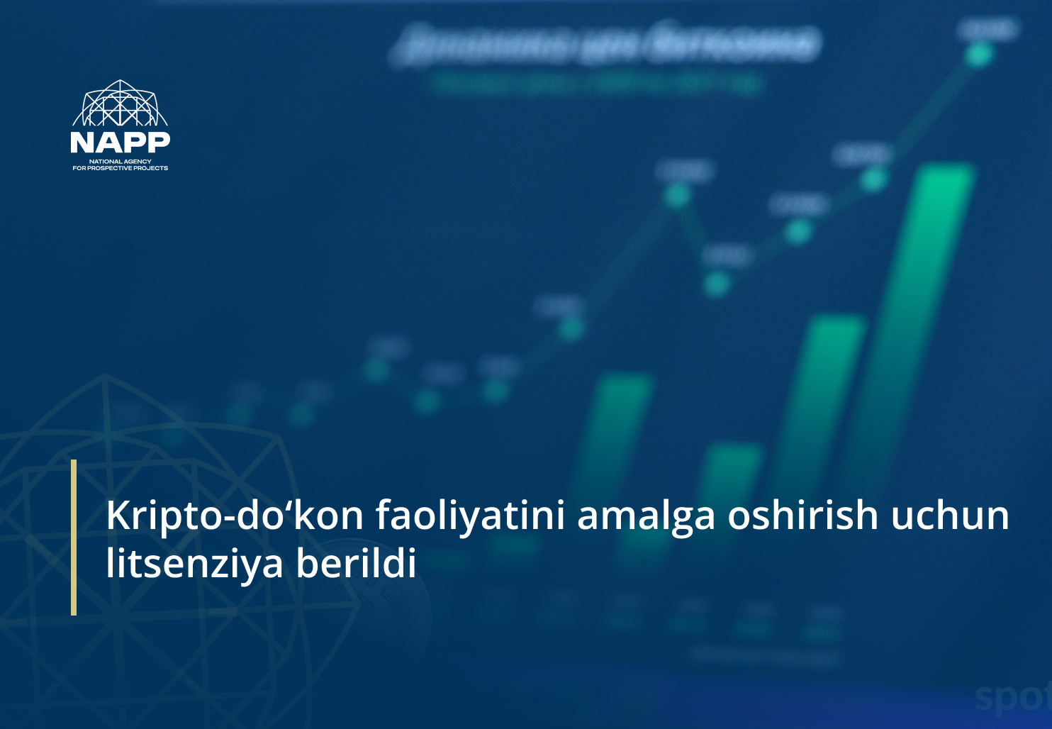 Kripto-do‘kon faoliyatini amalga oshirish uchun litsenziya berildi