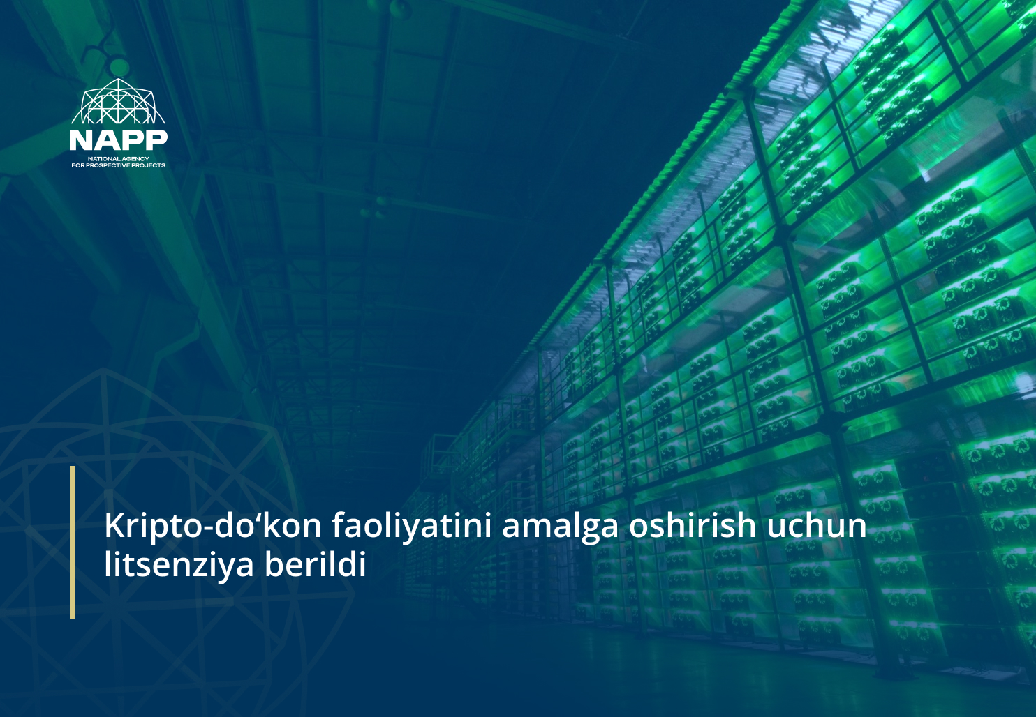 Kripto-do‘kon faoliyatini amalga oshirish uchun litsenziya berildi
